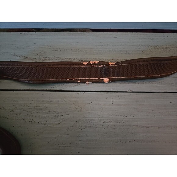 NWOT TYLER RODAN Chocolate Brown Purse, Black and Gold Detail Satchel Preowned - Picture 11 of 11